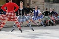 Traditional Scottish dancers Edinburgh Tattoo Royalty Free Stock Photo