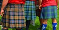 Traditional Scottish tartan plaid in the Celtic