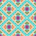 Traditional seamless BANDHANI patola pattern Royalty Free Stock Photo