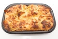 Traditional Serbian cheese pie gibanica Royalty Free Stock Photo