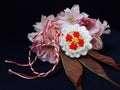 Traditional Romanian sewing pattern Martisor. Royalty Free Stock Photo