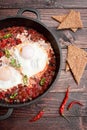 Traditional shakshuka Royalty Free Stock Photo