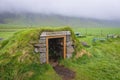 Traditional shed in Iceland