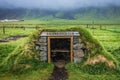 Traditional shed in Iceland