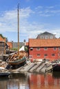 Traditional shipyard in the harbor of Spakenburg