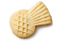 Traditional shortbread biscuit.