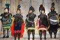 Traditional Sicilian Marionettes for Opera dei Pupi Royalty Free Stock Photo