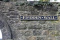 Traditional Sign for the Flodden Wall