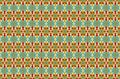 Traditional simple geometric aztec diamonds in a colorful way seamless pattern. Timeless bohemian aztec diamonds in southwestern