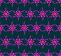 Traditional simple geometric seamless pattern of batik motif background.Stylish fabric print vector design inspiration.
