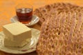 Barbari Bread, with Cheese and Tea