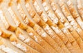 Traditional Sliced Bread, Homemade Brown Organic Cereal Loaf Royalty Free Stock Photo