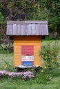 Traditional slovenian beehive