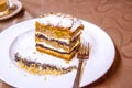 Traditional Slovenian cake with layers Royalty Free Stock Photo