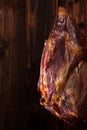 Traditional smoked meat. Royalty Free Stock Photo