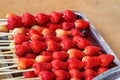 Traditional snack in northern China, strawberry candied haws