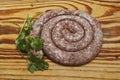Traditional South African Boerewors Sausage