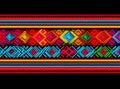 Traditional South America Peruvian pattern Royalty Free Stock Photo