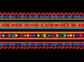 Traditional South America Peruvian pattern Royalty Free Stock Photo