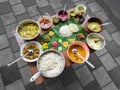 traditional south indian food platter Royalty Free Stock Photo