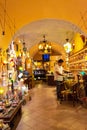 Traditional souvenir shop in Oia town Santorini Greece Royalty Free Stock Photo
