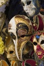 Traditional souvenir Venetian mask close up, Italy