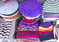 Traditional souvenirs at the market in La Paz, Bolivia. Royalty Free Stock Photo