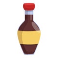 Traditional soy sauce icon, cartoon and flat style Royalty Free Stock Photo