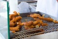 Traditional Spanish Dessert Pastry Deep Fries Churros at Farmers Market. Street Food. National Cuisine. Authentic Atmosphere Royalty Free Stock Photo