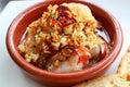 Traditional Spanish Dish of Garlic Shrimp or Gambas al Ajillo