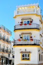 traditional Spanish house in Torremolinos, Costa del Sol, Spain Royalty Free Stock Photo