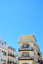 traditional Spanish house in Torremolinos, Costa del Sol, Spain Royalty Free Stock Photo