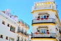 traditional Spanish house in Torremolinos, Costa del Sol, Spain Royalty Free Stock Photo