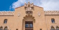 Traditional Spanish style architecture in Santa Fe New Mexico.