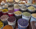 Traditional spice market in Asia.