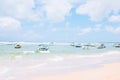 Traditional Sri Lanka fishing boats Royalty Free Stock Photo