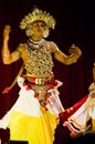 Traditional sri lankan dancer Royalty Free Stock Photo