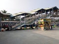 Station platform of a renowned Rail station junction in West Bengal, India.