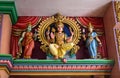 Traditional statues in Sri Mahamariamman Hindu temple