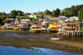 Traditional stilt houses in Castro Royalty Free Stock Photo