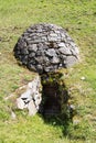 The traditional stone cave celler Crotti Royalty Free Stock Photo