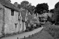 Traditional stone cottages at Arlington Row in Bibury, Cotswolds, England Royalty Free Stock Photo