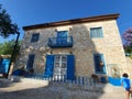 Traditional stone house at Pano Arodes village Akamas peninsula in Paphos district