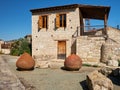 Traditional stone house of the Lania village. Limassol. Cyprus