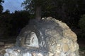 Traditional stone oven at night Royalty Free Stock Photo