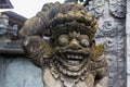 Traditional stone statues depicting demons, gods and Balinese mythological deities in Bali,Indonesia