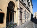 Traditional streets of Krakow, architecture and buildings