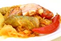 Traditional stuffed cabbage