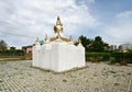 Traditional stupa in traditional sacred place - Mongolia,Gandan Khiid Buddhist Monastery Complex in Mongolia