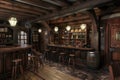 Traditional or style bar or pub interior